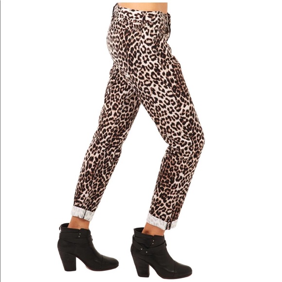 rag & bone Denim - NWT rag & bone leopard print boyfriend jeans 24